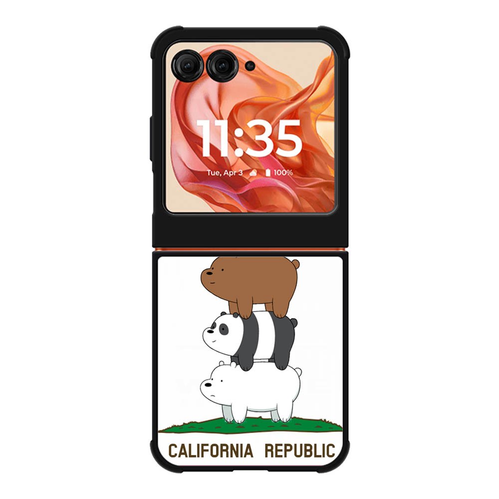 We Bare Bears California Republic Motorola Moto Razr 2025/2024 , Moto Razr 60/50 Case BC1994