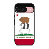 We Bare Bears California Republic Case Google Pixel 9 BC1994