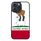 We Bare Bears California Republic Case iPhone 15 Pro BC1994