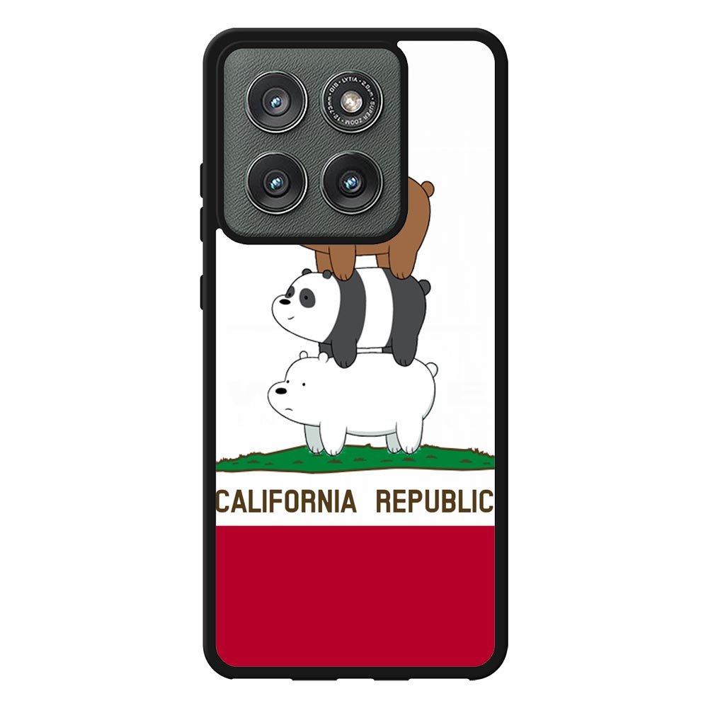 We Bare Bears California Republic Case Motorola Moto Edge 2025 BC1994