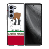 We Bare Bears California Republic Case Samsung Galaxy z Fold 5 5G BC1994