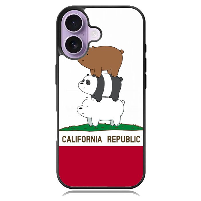 We Bare Bears California Republic iPhone 17 Case BC1994