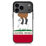 We Bare Bears California Republic iPhone 17 Pro Case BC1994