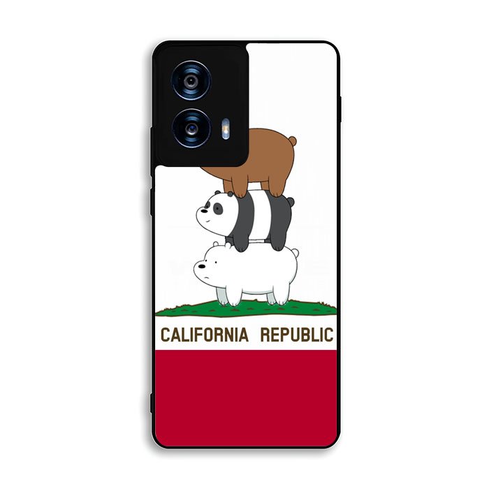 We Bare Bears California Republic Motorola Moto G Power 5G 2024 Case BC1994