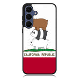 We Bare Bears California Republic Samsung Galaxy S25 FE Case BC1994