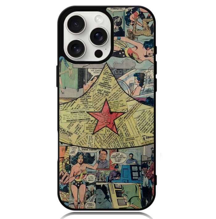 Wonder Woman Collage Case iPhone 16 Pro BC1984