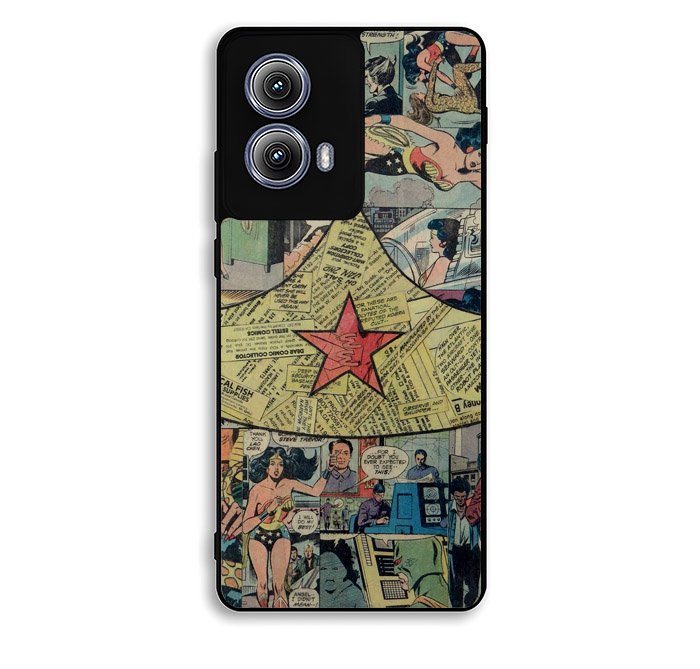 Wonder Woman Collage Motorola Moto Edge 2024 Case BC1984