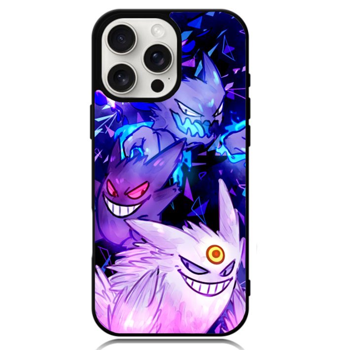 Gengar Sinister Pokemon Case iPhone 16 Pro Max BC2222