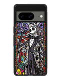 Nightmare Before Christmas Art Glass Google Pixel 8a Case