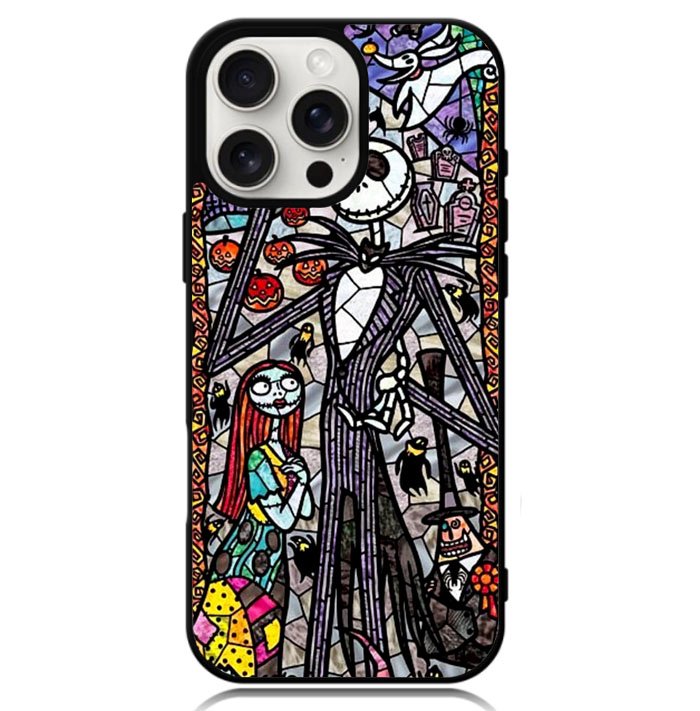 Nightmare Before Christmas Art Glass Case iPhone 16 Pro Max BC2090