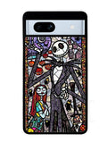 Nightmare Before Christmas Art Glass Google Pixel 7A Case