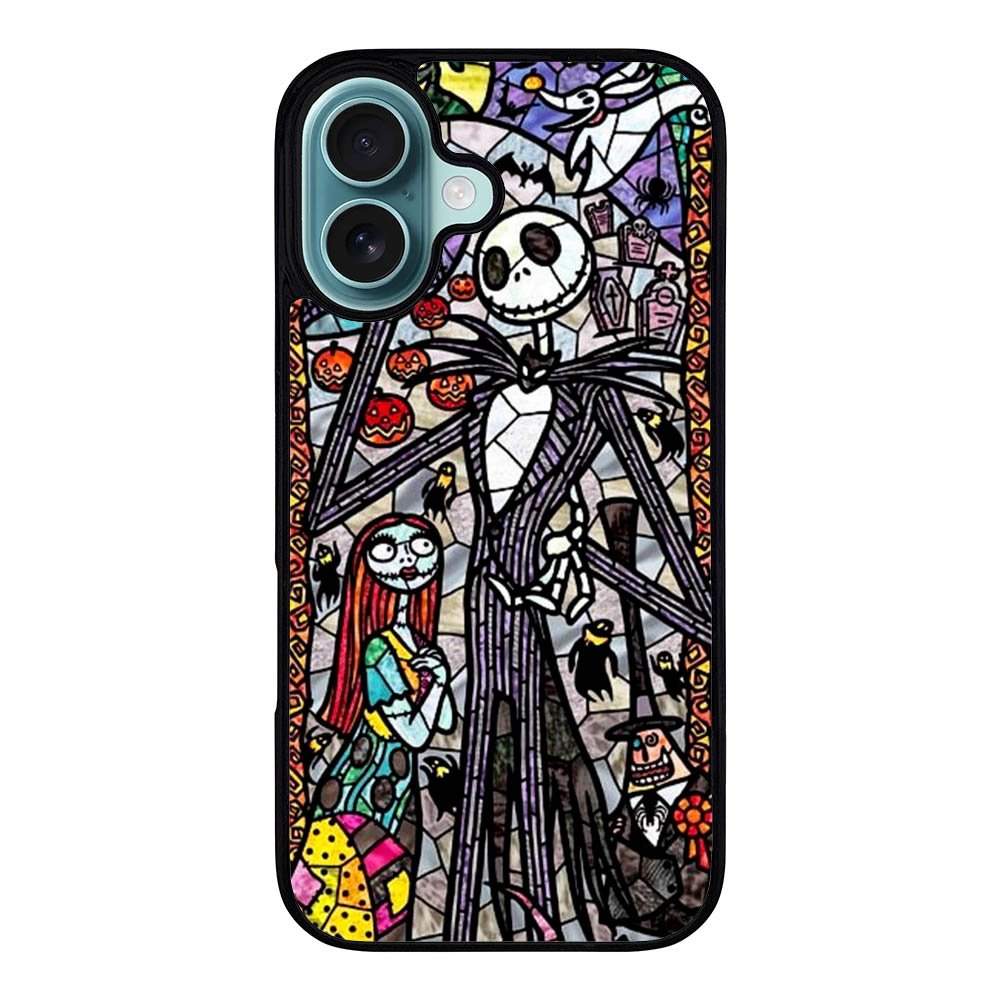 Nightmare Before Christmas Art Glass Case iPhone 16 Plus BC2090
