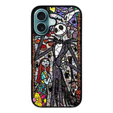 Nightmare Before Christmas Art Glass Case iPhone 16 Plus BC2090
