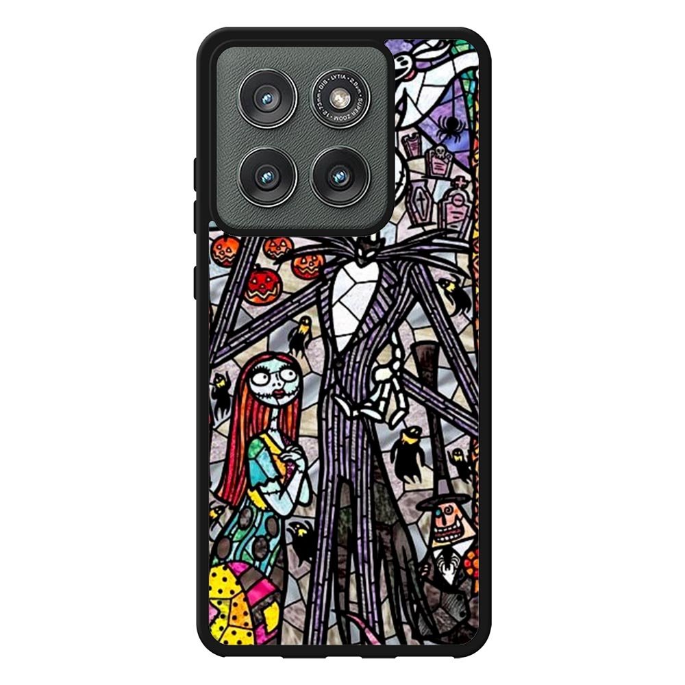 Nightmare Before Christmas Art Glass Case Motorola Moto Edge 2025 BC2090