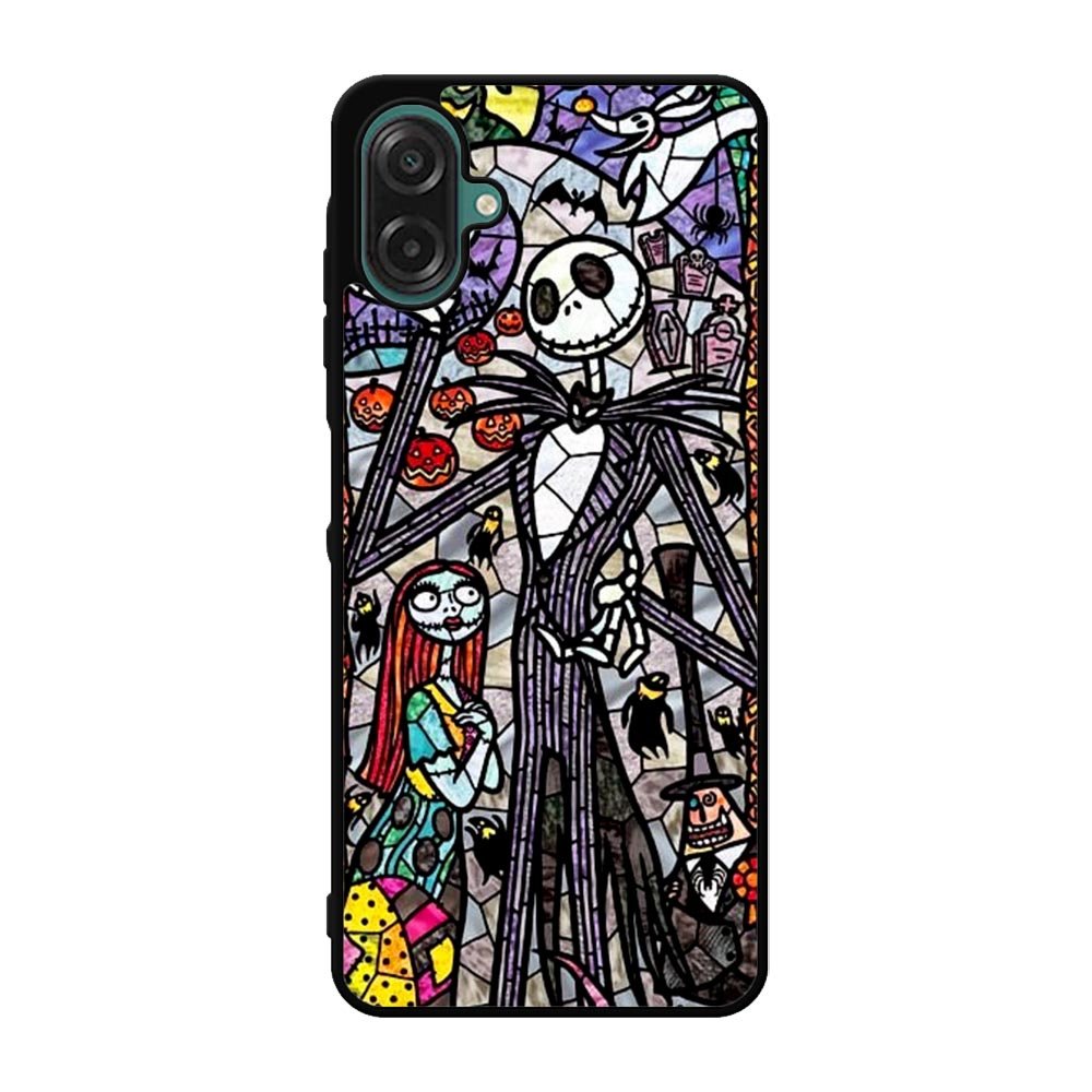 Nightmare Before Christmas Art Glass Case Samsung Galaxy A07 BC2090