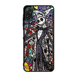 Nightmare Before Christmas Art Glass Case Samsung Galaxy A07 BC2090
