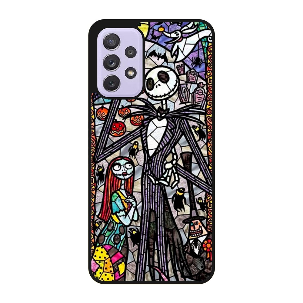 Nightmare Before Christmas Art Glass Samsung Galaxy A23 5G Case BC2090