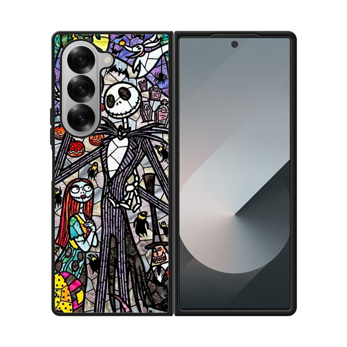 Nightmare Before Christmas Art Glass Case Samsung Galaxy Z Fold 6 5G BC2090