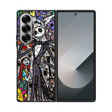 Nightmare Before Christmas Art Glass Case Samsung Galaxy Z Fold 6 5G BC2090