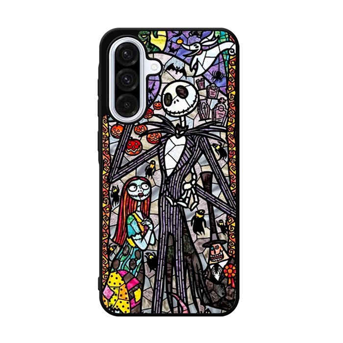 Nightmare Before Christmas Art Glass Samsung Galaxy A36 Case FE6176