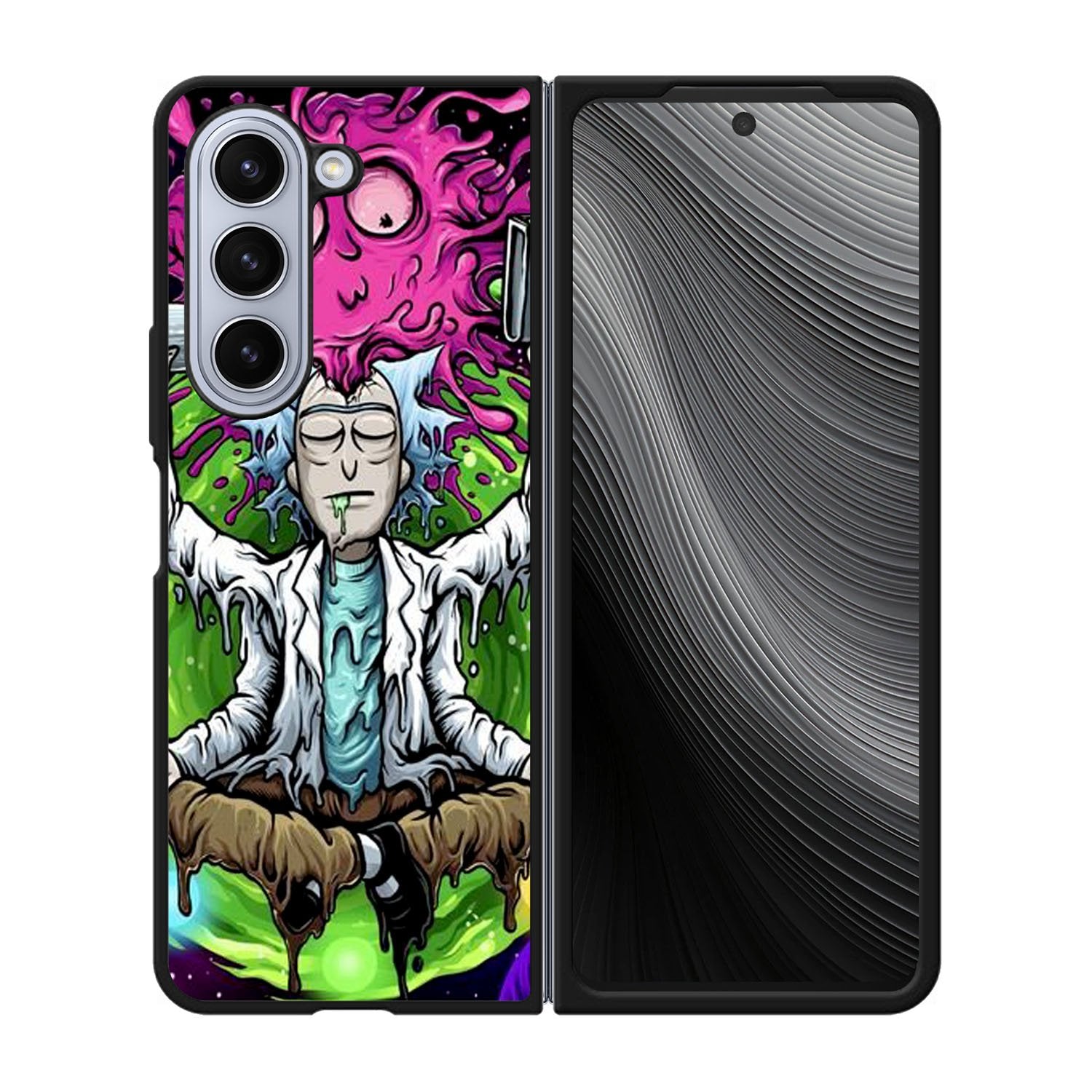 Rick n Morty Art Case Samsung Galaxy z Fold 5 5G BC2044