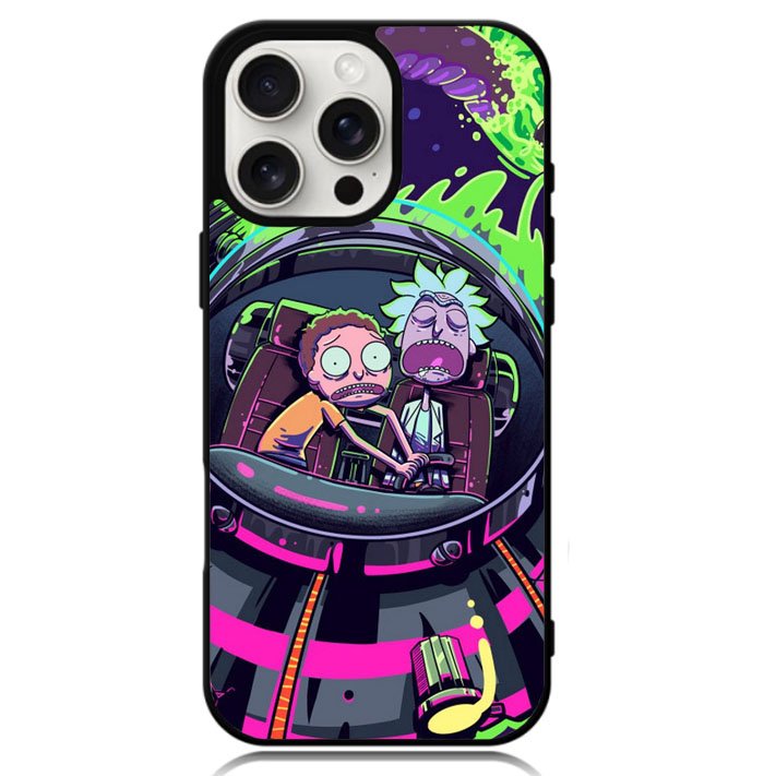 Rick n Morty Scary Case iPhone 16 Pro BC2045