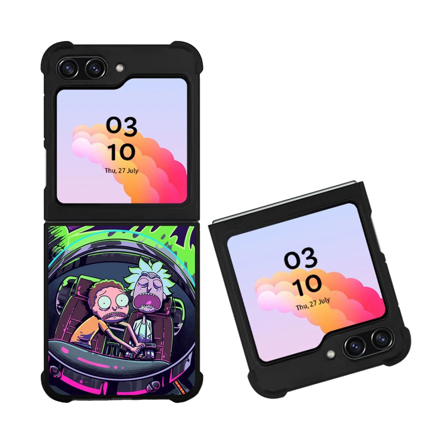 Rick n Morty Scary Case Samsung Galaxy Z Flip 5 5G BC2045