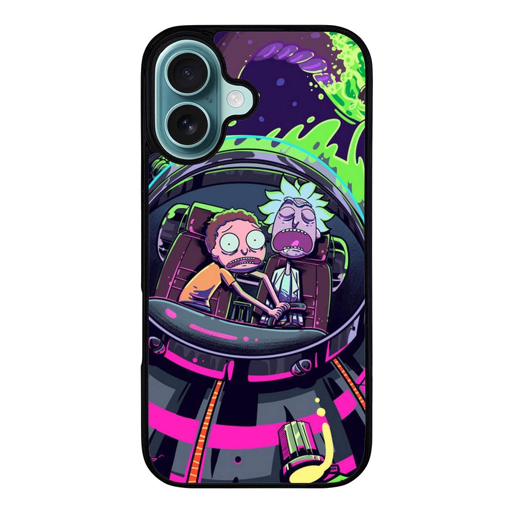 Rick n Morty Scary Case iPhone 16 Plus BC2045