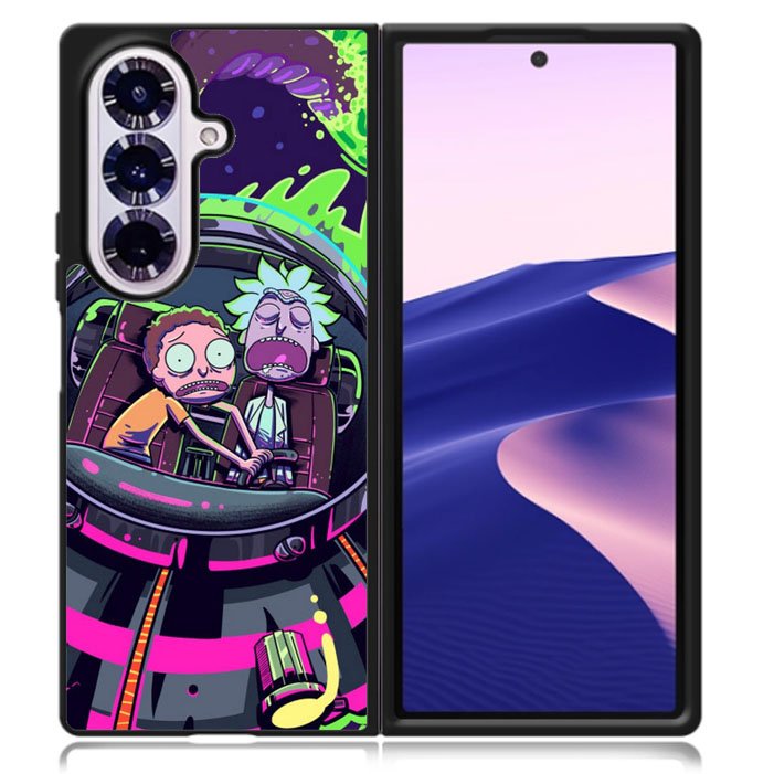 Rick n Morty Scary Samsung Galaxy Z Fold 7 5G Case BC2045
