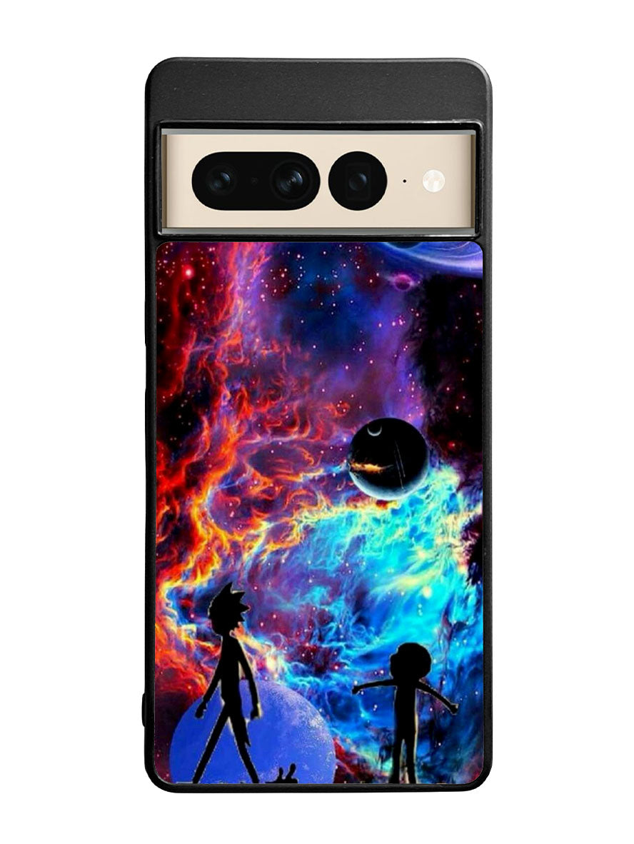 Rick And Morty Flat Google Pixel 7 Pro Case