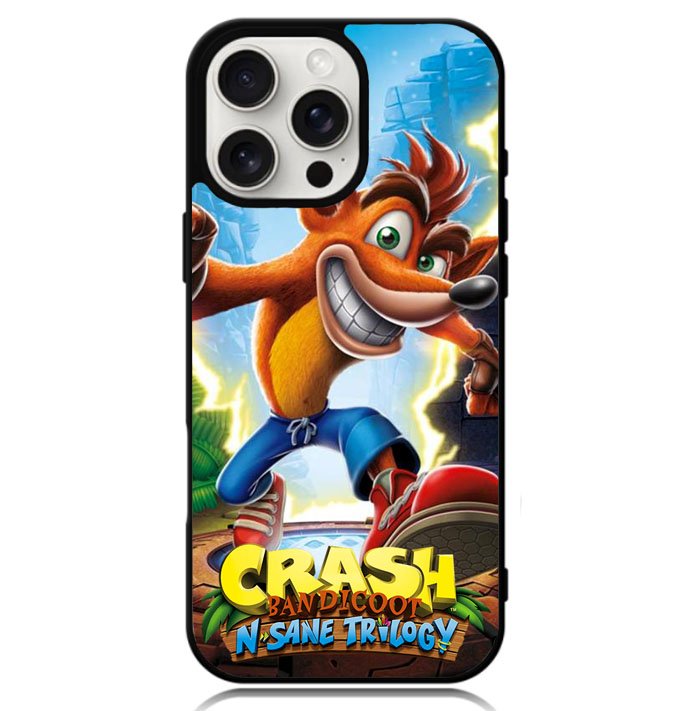 Crash Bandicoot Game Case iPhone 16 Pro BC2188