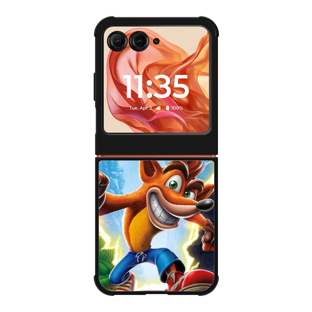 Crash Bandicoot Game Motorola Moto Razr 2025/2024 , Moto Razr 60/50 Case BC2188