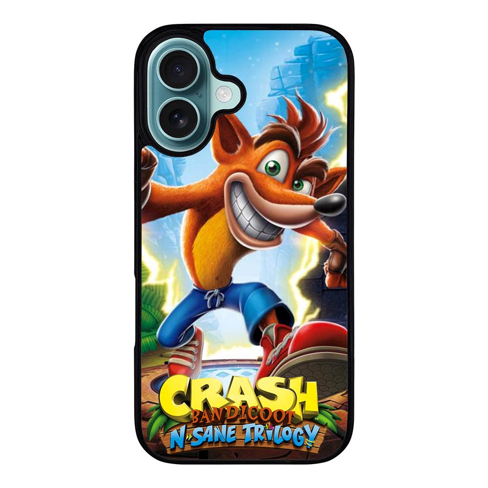 Crash Bandicoot Game Case iPhone 16 Plus BC2188