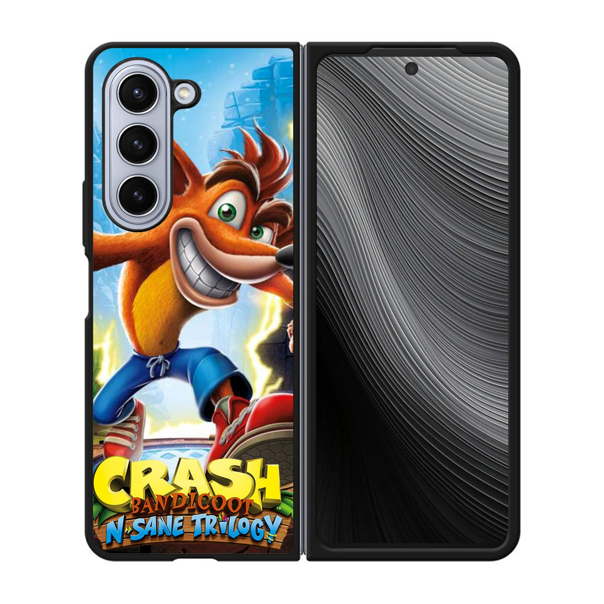 Crash Bandicoot Game Case Samsung Galaxy z Fold 5 5G BC2188