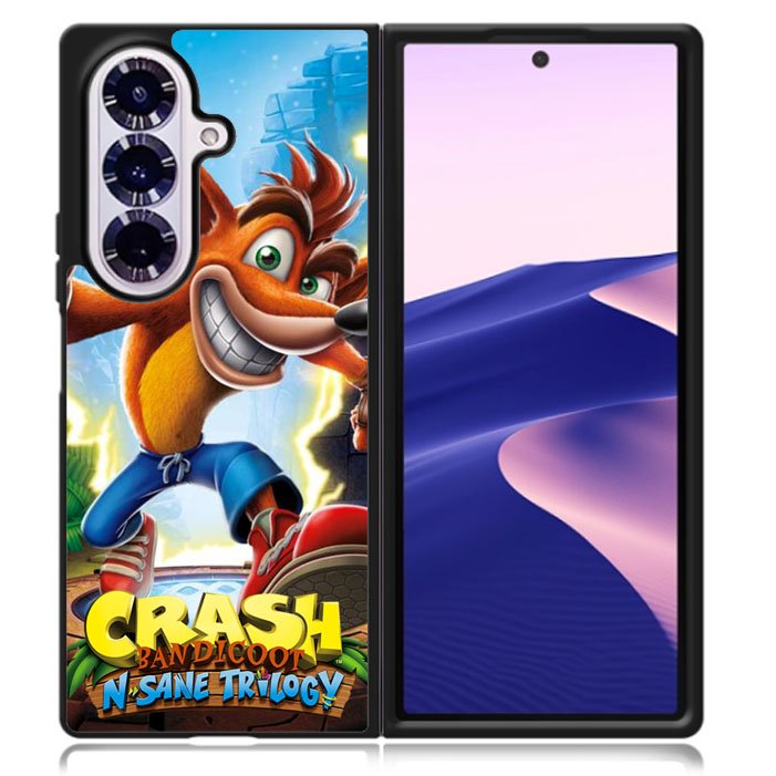 Crash Bandicoot Game Samsung Galaxy Z Fold 7 5G Case BC2188