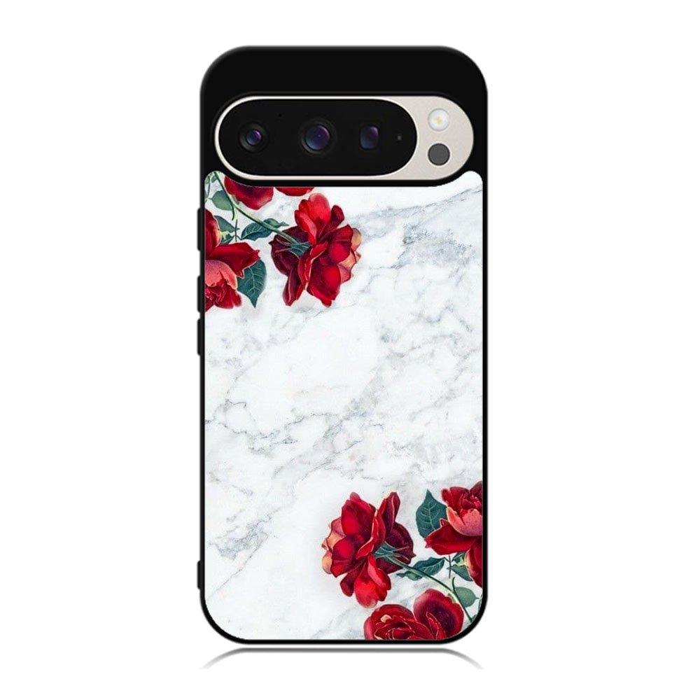 Marble With Roses Case Google Pixel 9 Pro XL BC2061