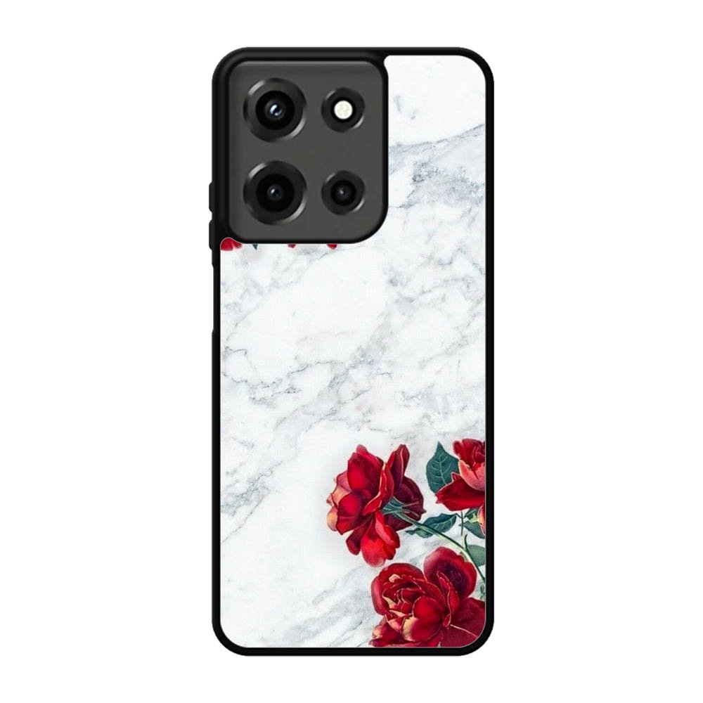 Marble With Roses Motorola Moto G 5G 2025 Case BC2061