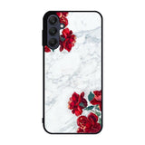 Marble With Roses Samsung Galaxy A25 5G Case BC2061