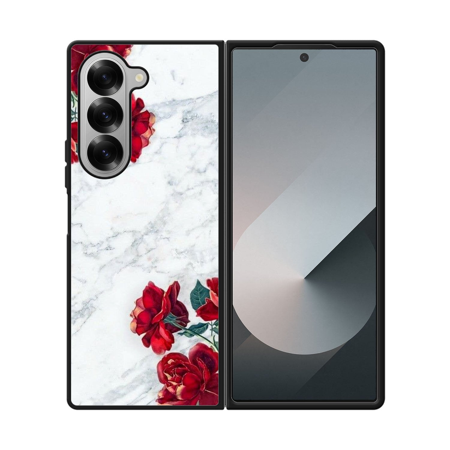 Marble With Roses Case Samsung Galaxy Z Fold 6 5G BC2061