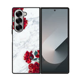 Marble With Roses Case Samsung Galaxy Z Fold 6 5G BC2061