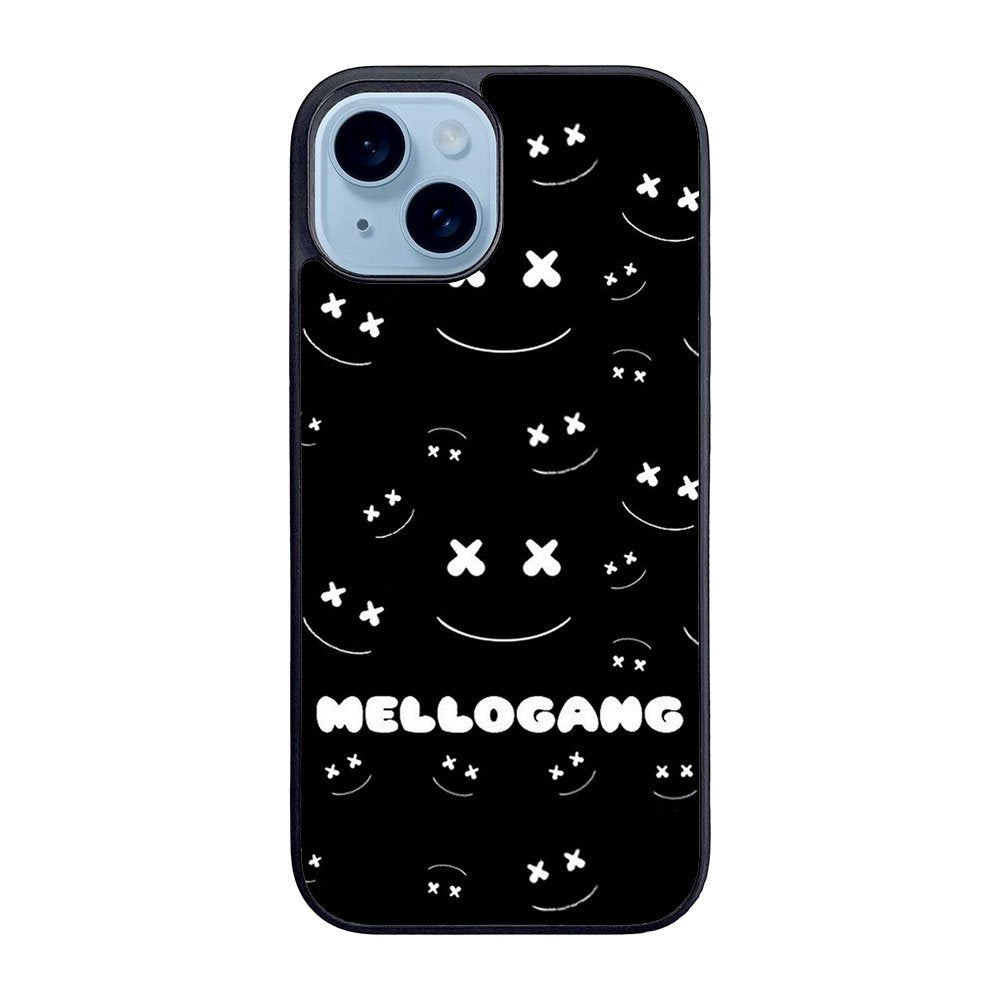 Marshmello Mellogang Black Art Case iPhone 15 BC2063