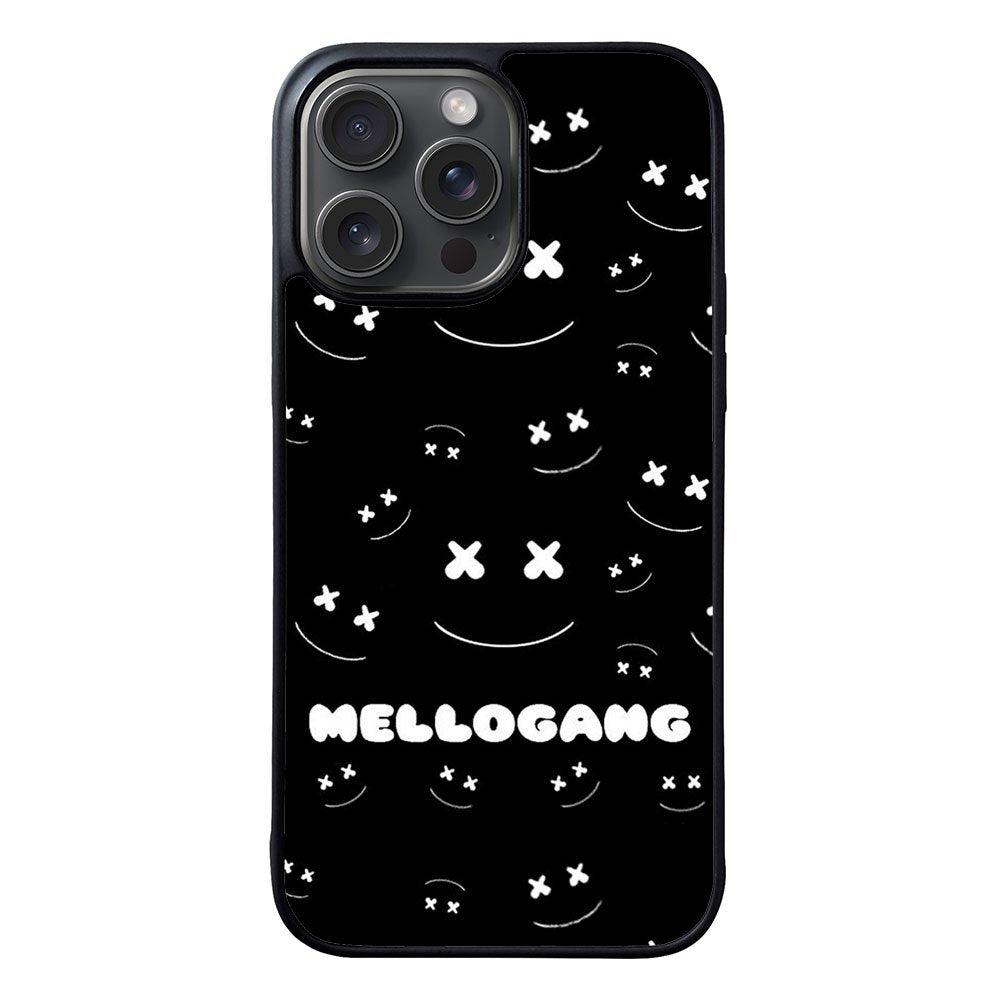 Marshmello Mellogang Black Art Case iPhone 15 Pro Max BC2063