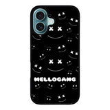 Marshmello Mellogang Black Art Case iPhone 16 Plus BC2063