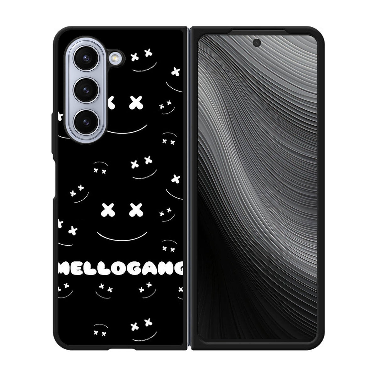 Marshmello Mellogang Black Art Case Samsung Galaxy z Fold 5 5G BC2063
