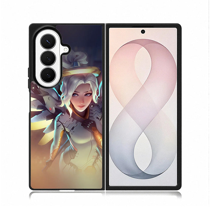 Mercy Overwatch Angel Healer Samsung Galaxy Z Fold 8 Ultra Case BC2066