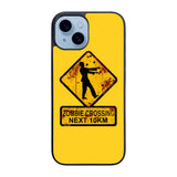 Zombie Crossing Sign Case iPhone 15 Plus BC1977
