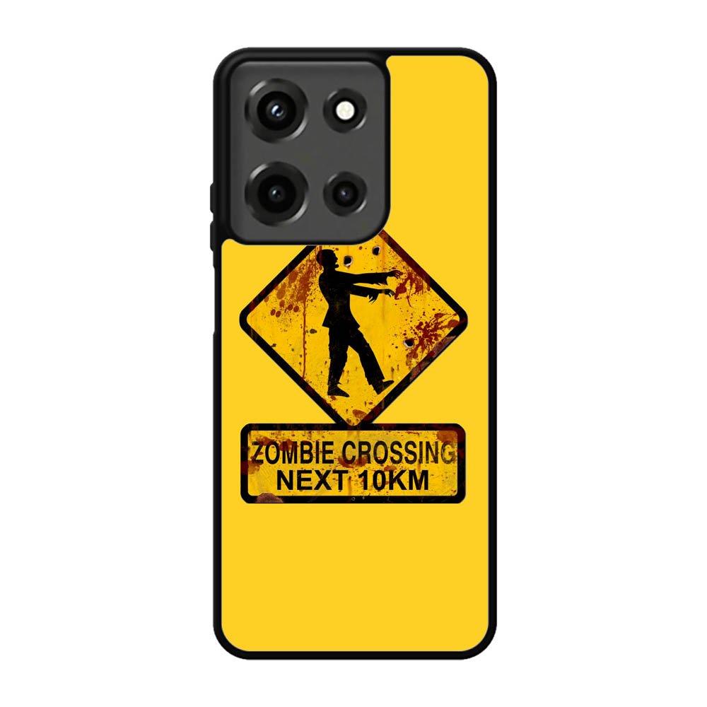 Zombie Crossing Sign Motorola Moto G 5G 2025 Case BC1977