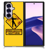 Zombie Crossing Sign Samsung Galaxy Z Fold 7 5G Case BC1977