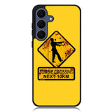 Zombie Crossing Sign Samsung Galaxy S25 FE Case BC1977
