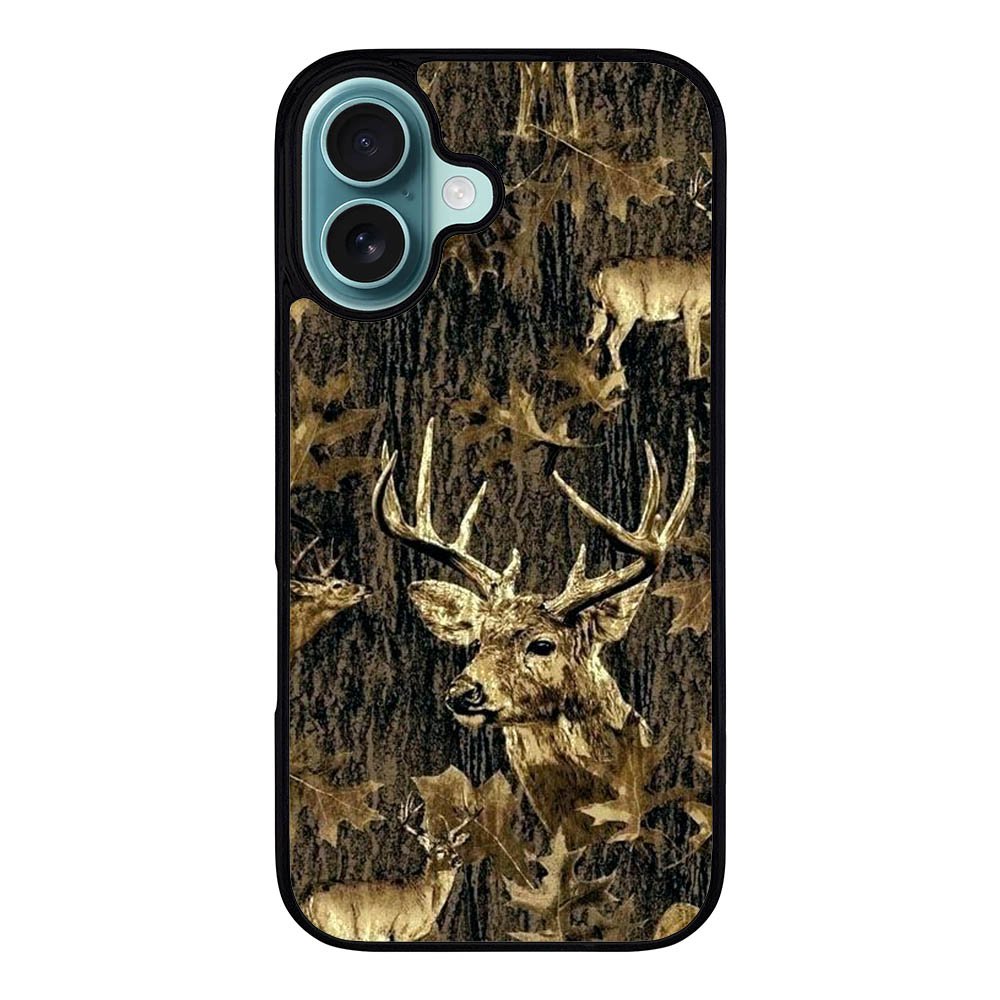 Deer Hunting Camo Case iPhone 16 Plus BC2193